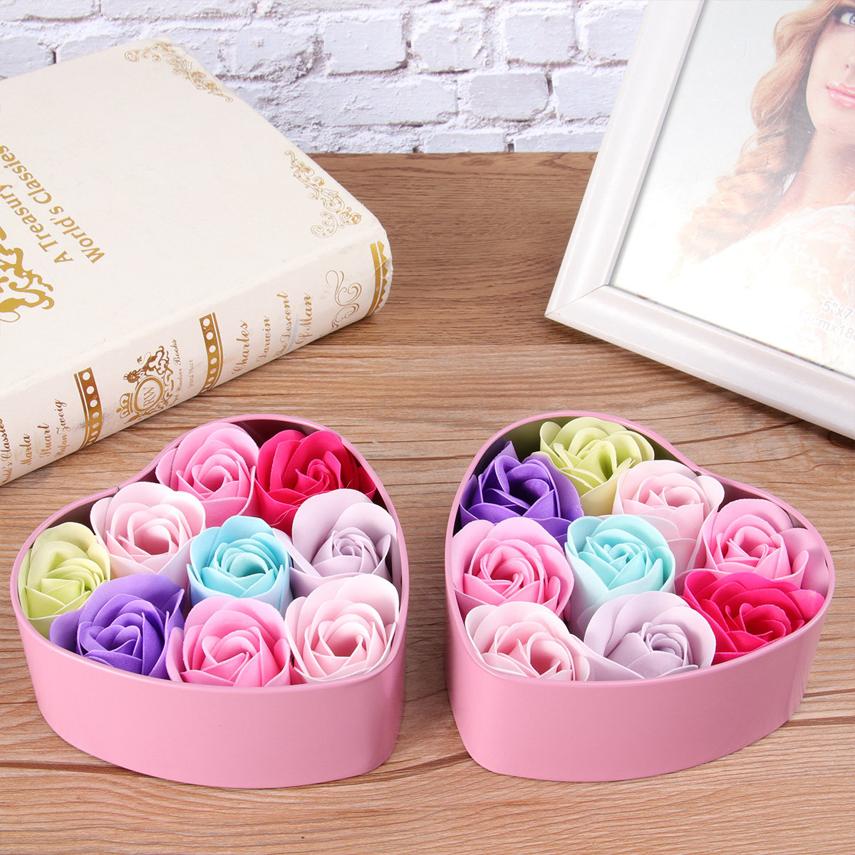 Rose Soap Flower Soap Set in E - Luxury Skincare Gifts For Her review and price