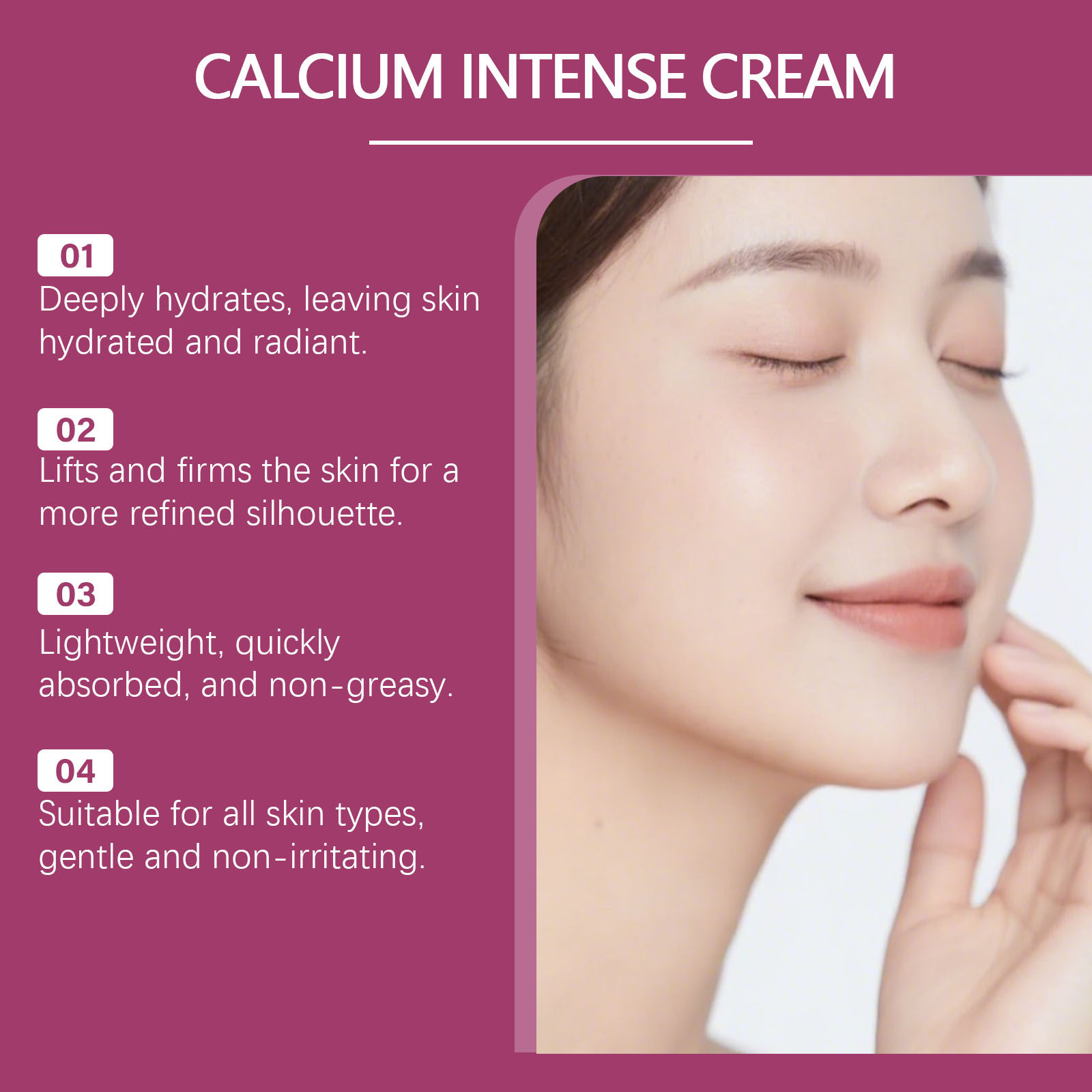 Calcium Intense Cream Tighten  - Luxury Skincare Brands review and price