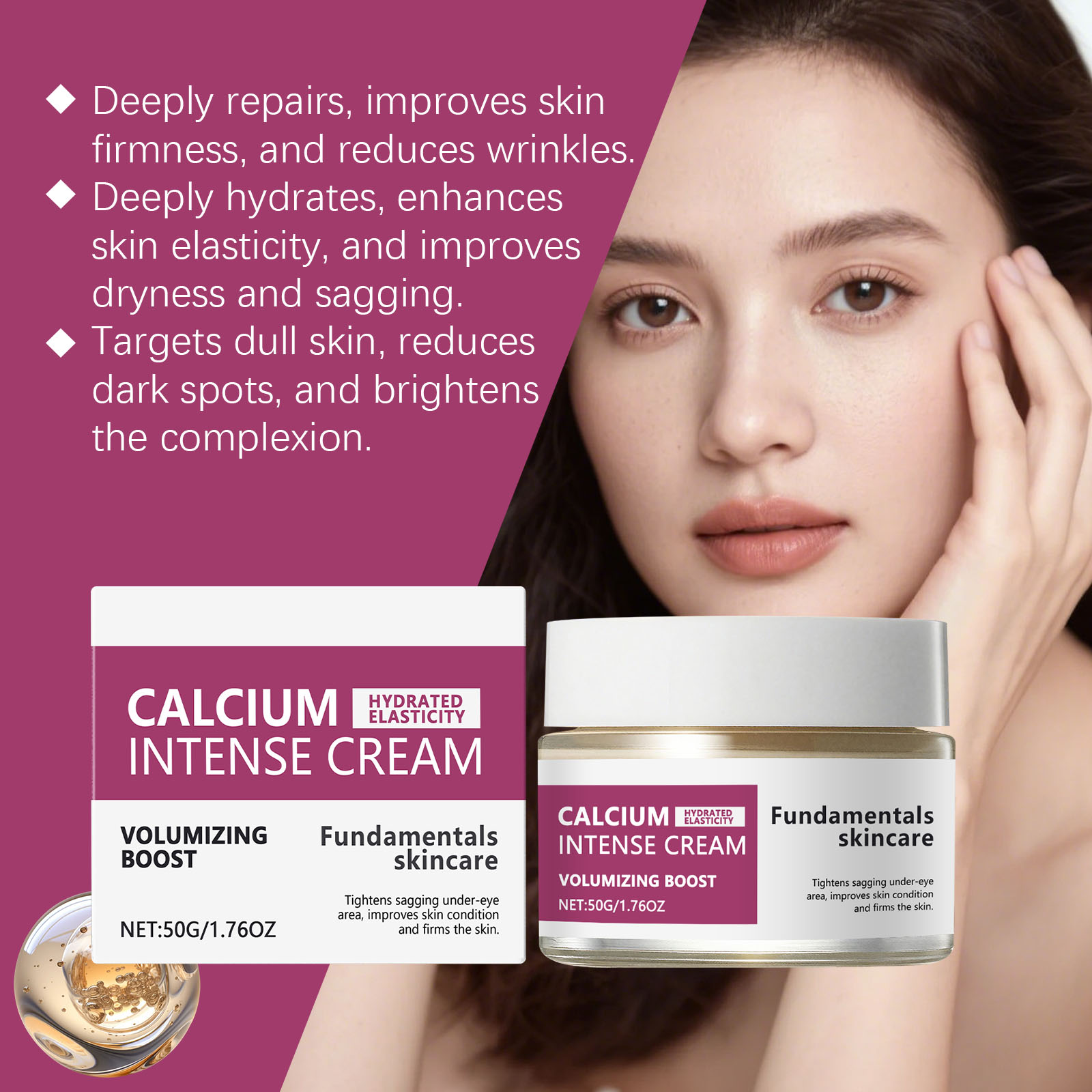 Calcium Intense Cream Tighten  - Luxury Skincare Brands review and price