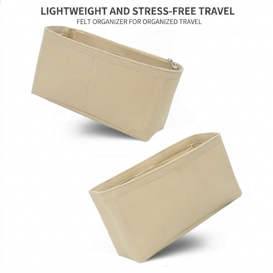 Women Felt Insert Bag Purse Or - Luxury Skincare Brand review and price