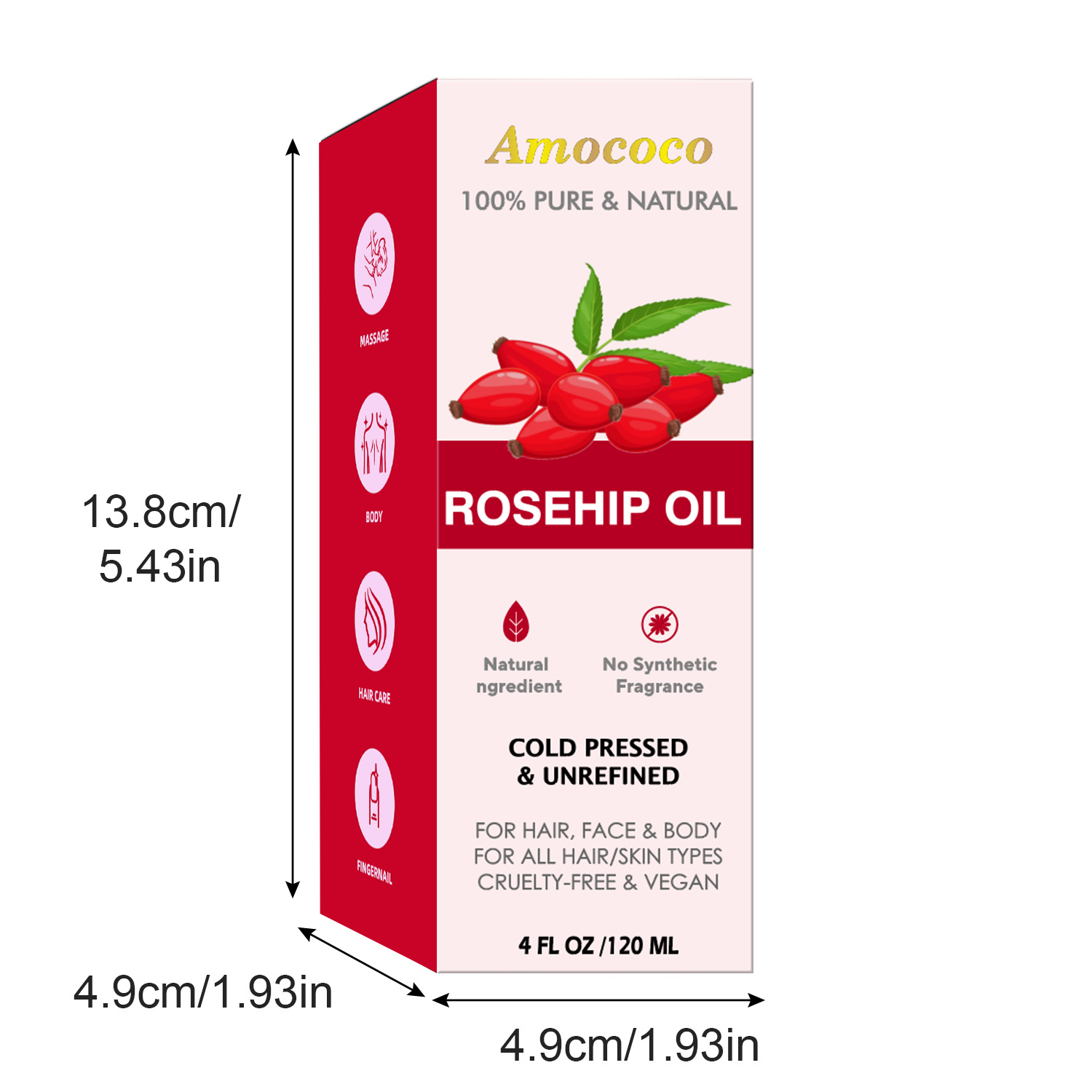 Amococo 2pcs Jojoba Oil and Ro - Cold Pressed Rose Hip review and price