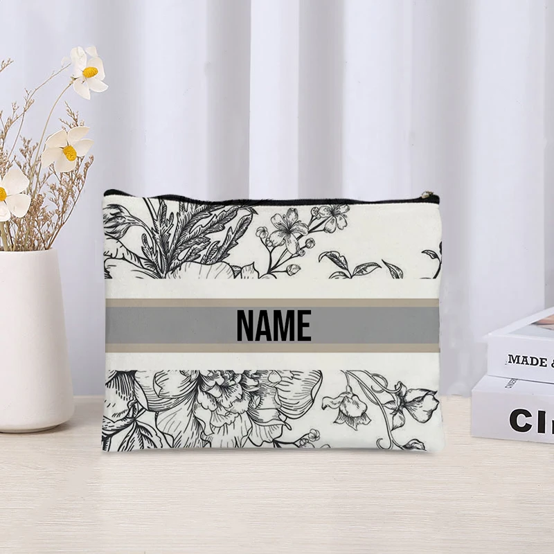 Custom Name Vintage Makeup Bag - Luxury Skincare Brand review and price